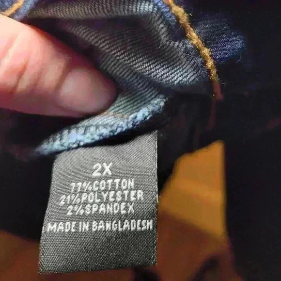 Baccini  Jean jacket button down 2X - Picture 6 of 6